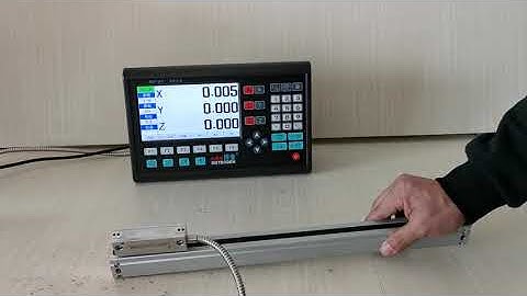 Dro liquid crystal digital display for displacement sensor of milling machine, lathe and grinder