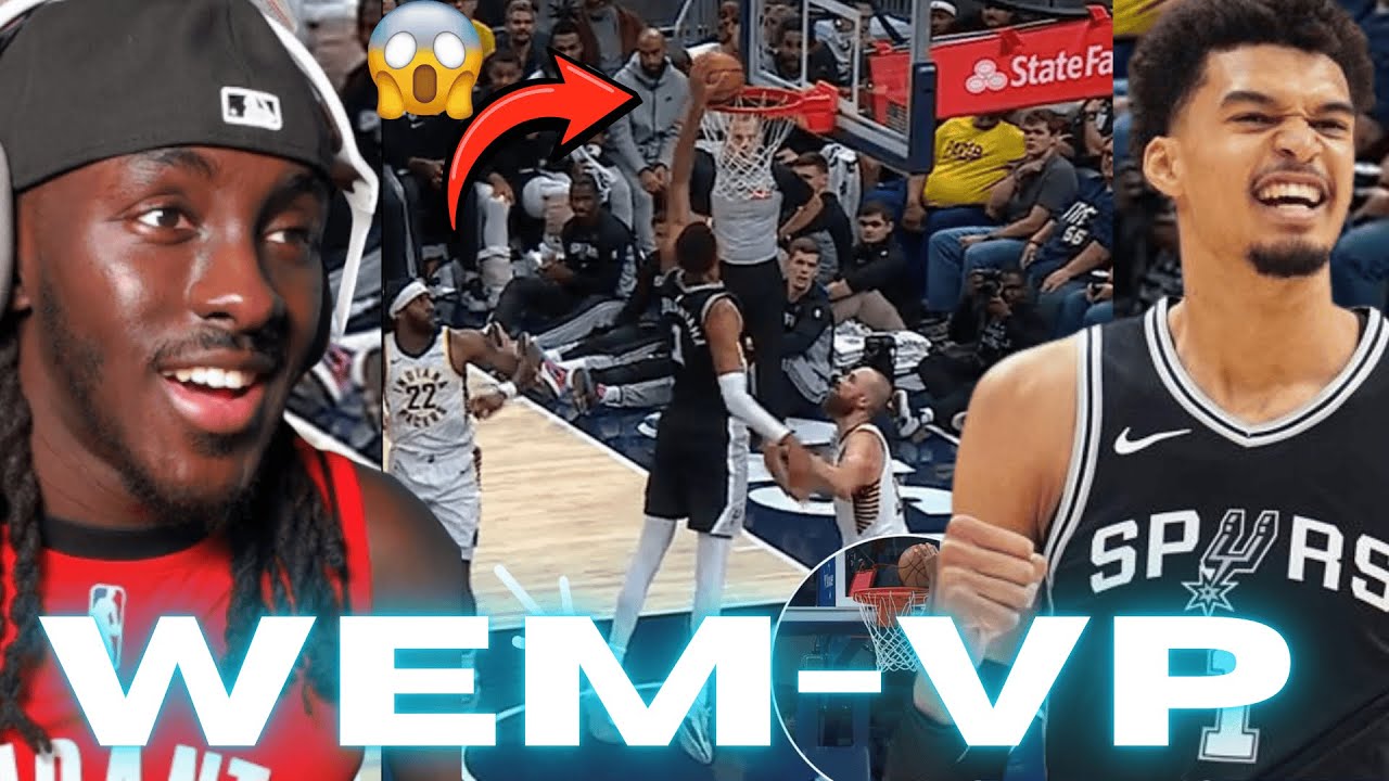 MVP Wemby STARTS NOW.. Spurs Vs Pacers Highlights Reaction