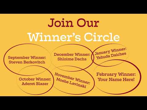 Mesivta Shaarei Adirim: ChanceX12: Join Our Winner's Circle