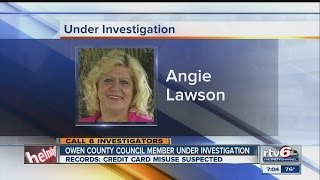 Credit abuse suspected by Owen County council member, former deputy auditor