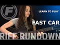 Learn To Play "Fast Car" by Tracy Chapman