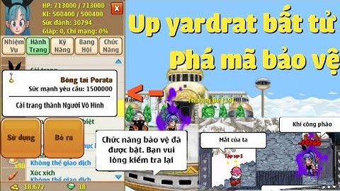 Zong1sao || Phát Hiện 2 Thủ Thuật Cực Hay Bằng Bông Tai Sau 7 Năm Chơi Game - Ngọc Rồng Online