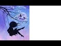 Beginner Acrylic tutorial | Cherry Blossom Swing and Girl | Art Sherpa #coloroftheyearart