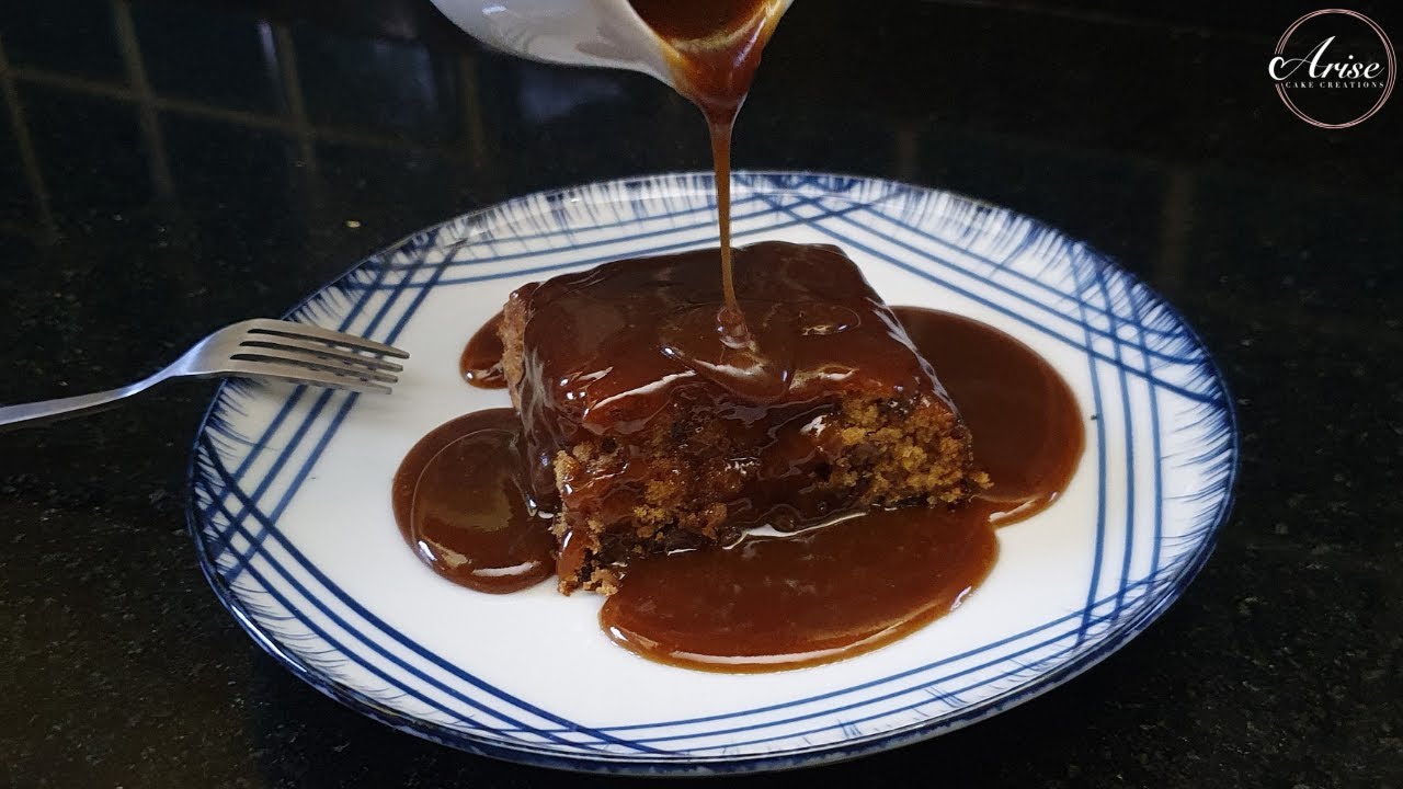 DELICIOUS STICKY TOFFEE PUDDING (Sponge) | Easy Delicious Baking