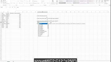Count and CountIf - Learning Excel in less than 5 minutes