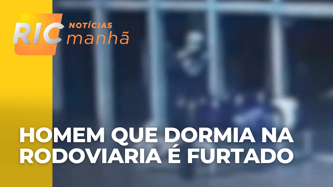 Homem é furtado enquanto descansava na rodoviária; suspeito foi identificado e preso em Londrina