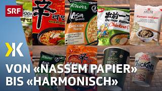 Instant noodle soups put to the test: Two products fail miserably | 2024 | Kassensturz | SRF