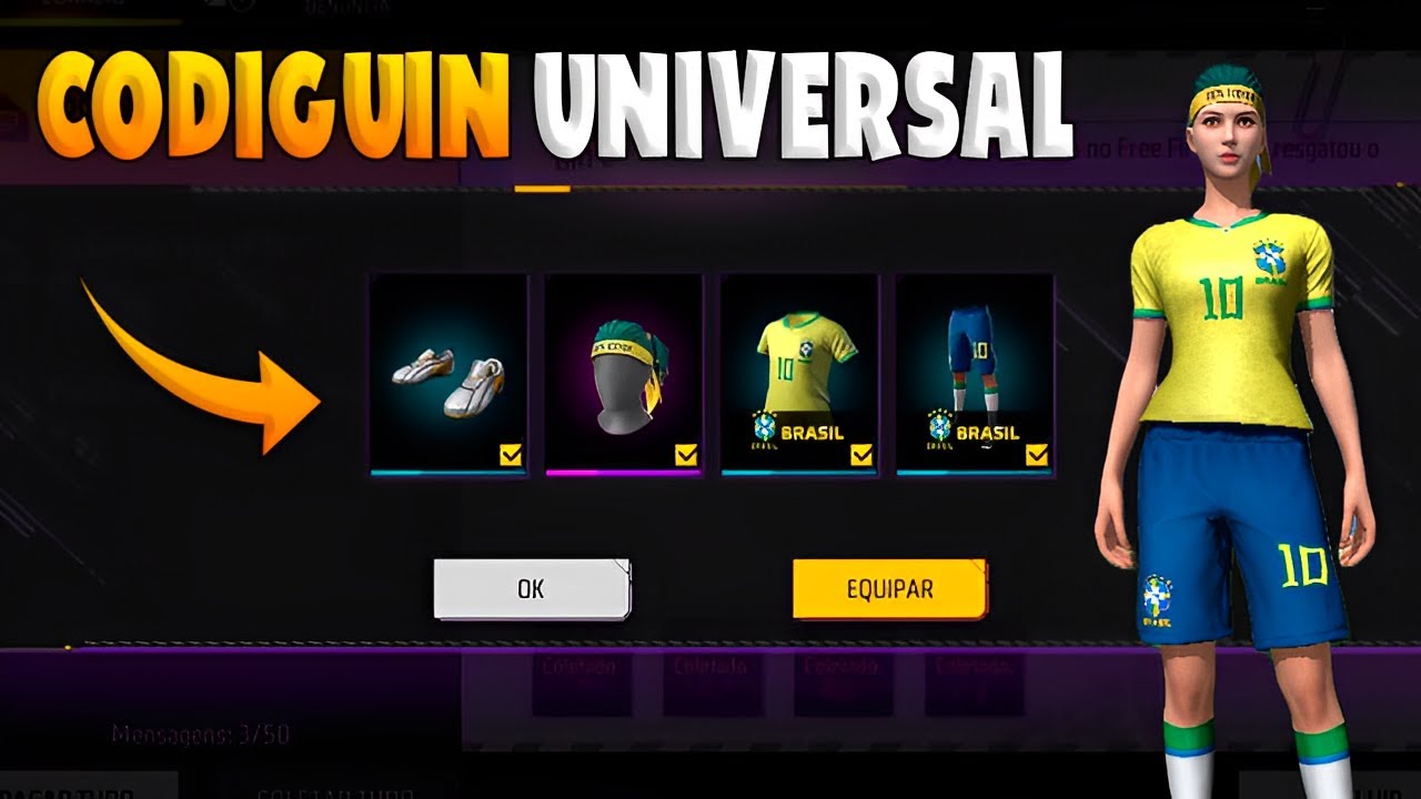 FUNCIONA! GERADOR DE CODIGUIN GRATIS NO FREE FIRE! (calça angelical, passe  de elite, incubadora) 