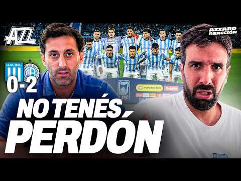 AZZARO REACCIÓN - MILITO, NO TENÉS PERDON: RACING PERDIÓ 2-0 VS BELGRANO DE CÓRDOBA EN EL CILINDRO