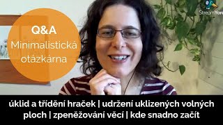 Odpovídám na vaše otázky | Q&A | Minimalistická otázkárna - vyklízení, minimalizování, nezahlcování