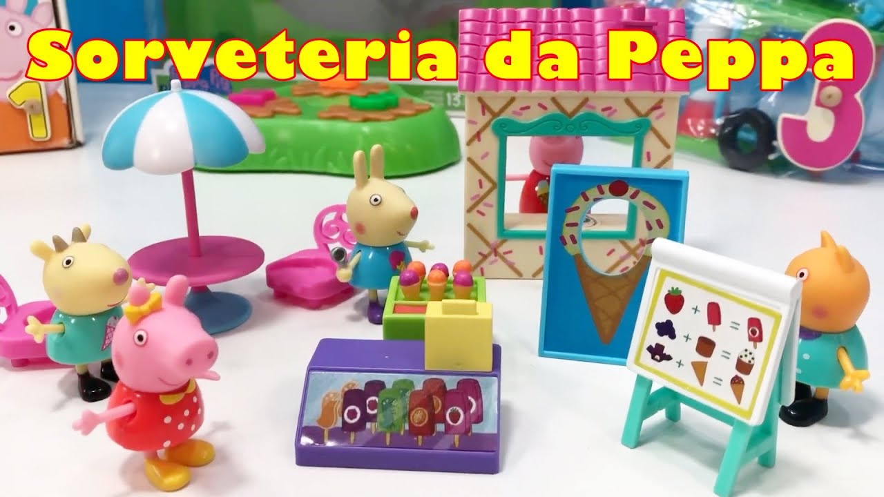 Peppa Pig Casa de Lego com Toboágua! Peppa Pig Lego House with waterslide! # peppapig #lego #peppa 