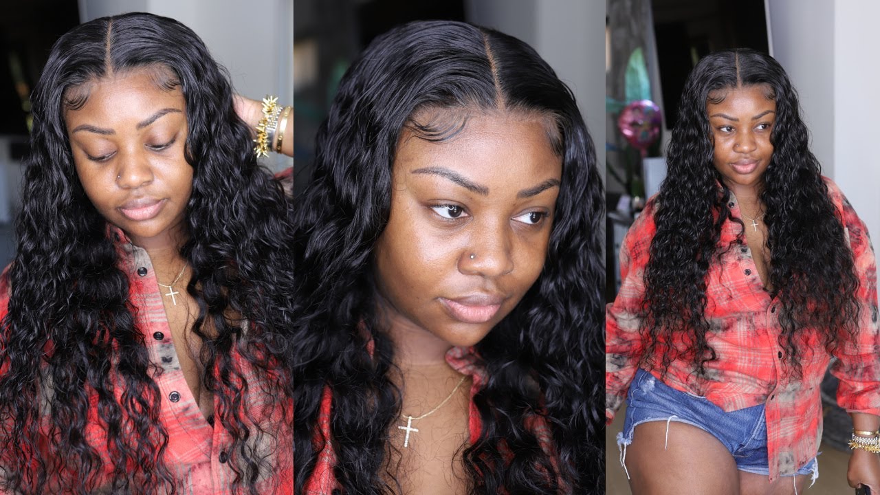 😍 BEST 😍Water Wave 13×4 HD Lace Frontal Wig | Tinashe Hair