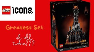 LEGO LORD OF THE RINGS: BARAD-DUR REVIEW!!!