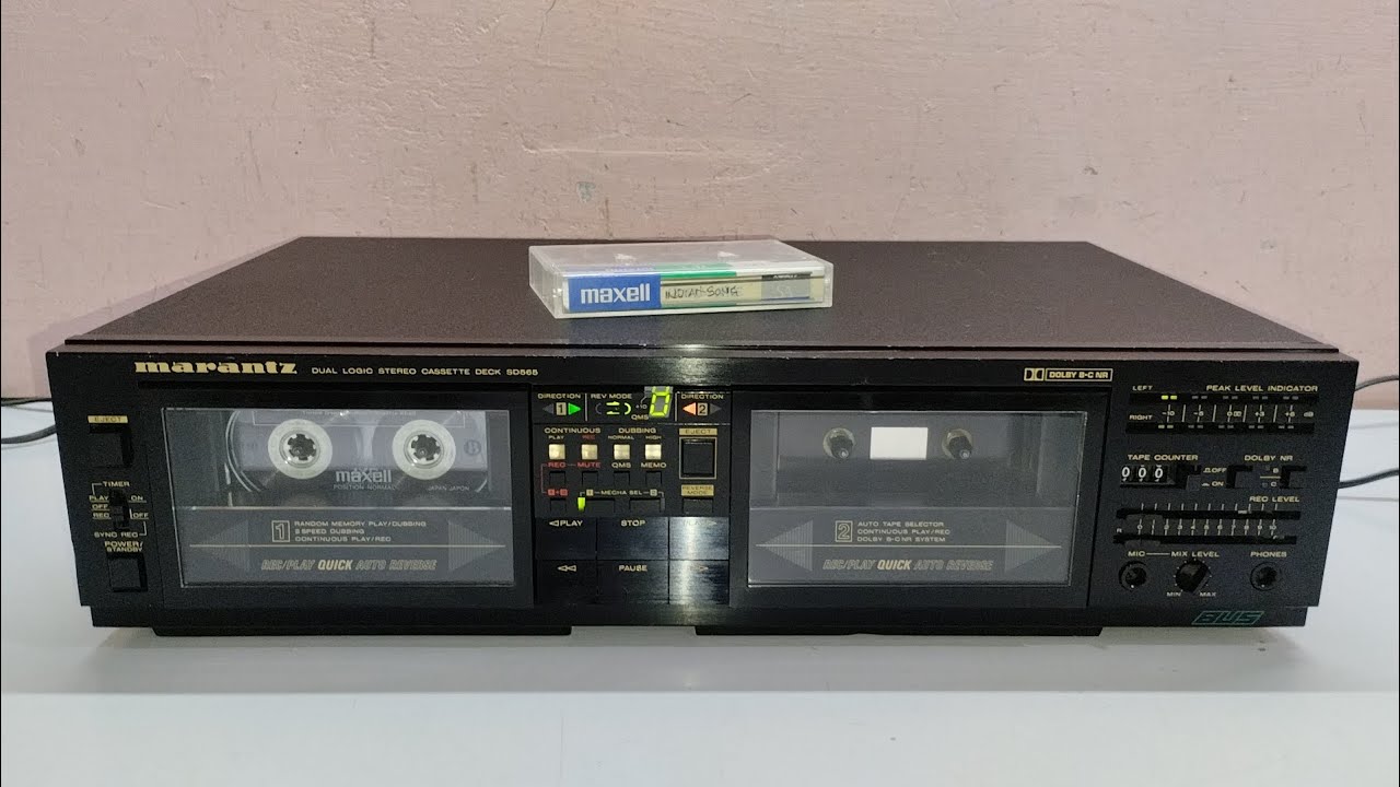 Marantz SD-565 Dual Logic Stereo Cassette Deck - YouTube