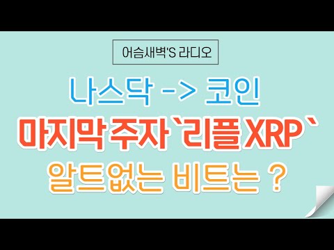   리플XRP 의 쇼타임은 또 리또속 리플xrp 비트코인