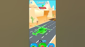 Shape shifting car factory game level - 30 hyper game 🔥 #shapeshiftingcarfactory #gameplay #shorts