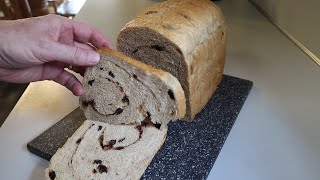 Cinnamon Raisin Swirl Bread in a Bread Machine