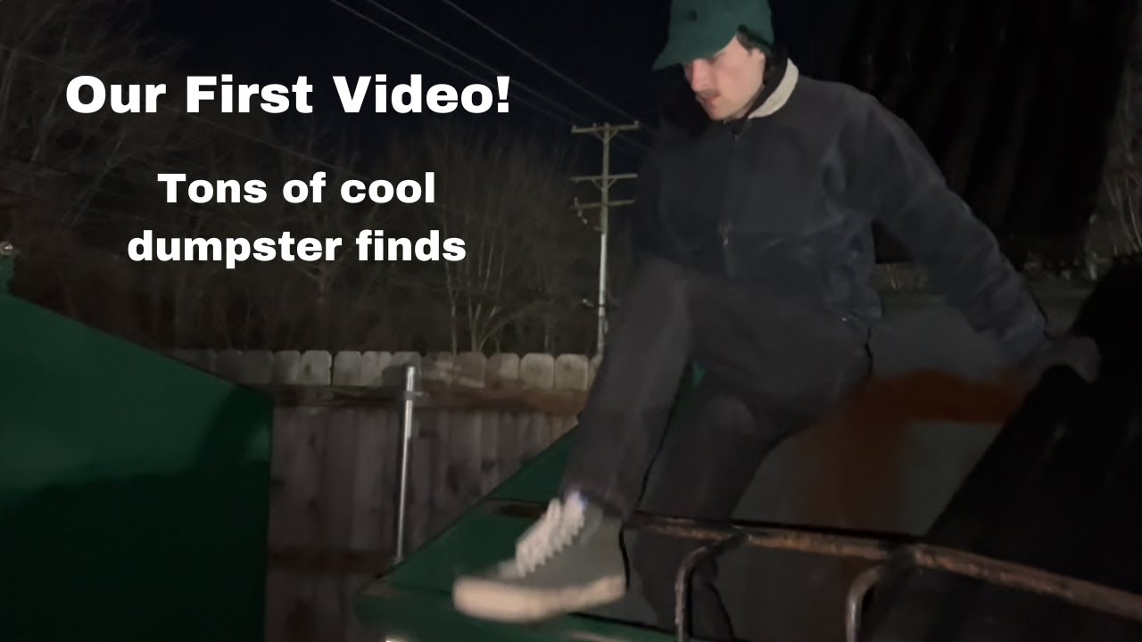 Наш первый поход в мусорный контейнер! Еда, сладости и многое другое!