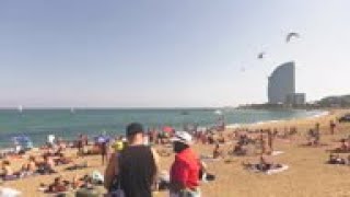 Spain closes beach after suspected bomb found