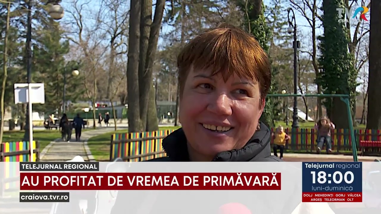 AU PROFITAT DE VREMEA DE PRIMĂVARĂ