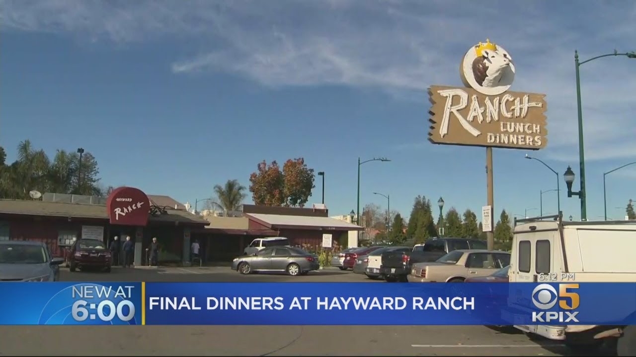 Venerable Hayward Ranch Restaurant Closes After 71 Years In Business