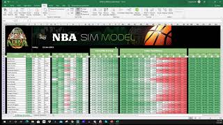 DFS Army NBA Simulation Model Tutorial