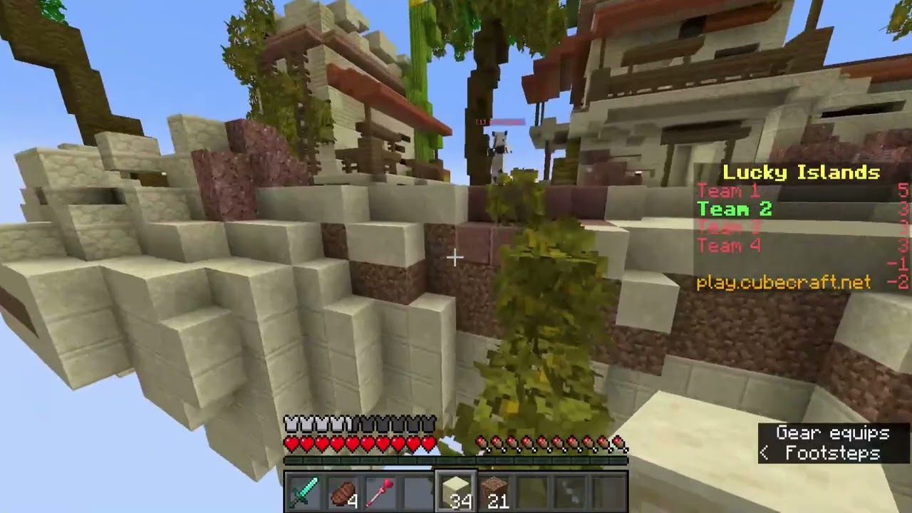 CubeCraft Random Lucky Islands Game 4 April Fools