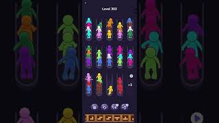 301-305 Level crowd sort Color puzzle game 2025 screenshot 2