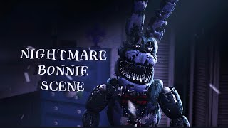 [FNAF 4 SFM] Nightmare Bonnie Scene Animated