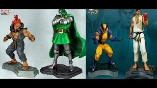 Toy Ark's Hollywood Collectibles 1/4 & 1/3 Statues 2013 Marvel Vs Capcom 3