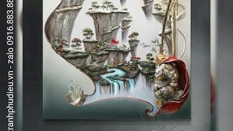 Tranh phù điêu 3D Đà Nẵng - tranh phù điêu Tề thiên đại thánh - tranh phù điêu đất sét đẹp