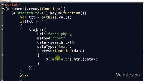 Ajax Live Data Search using Jquery PHP MySql   YouTube