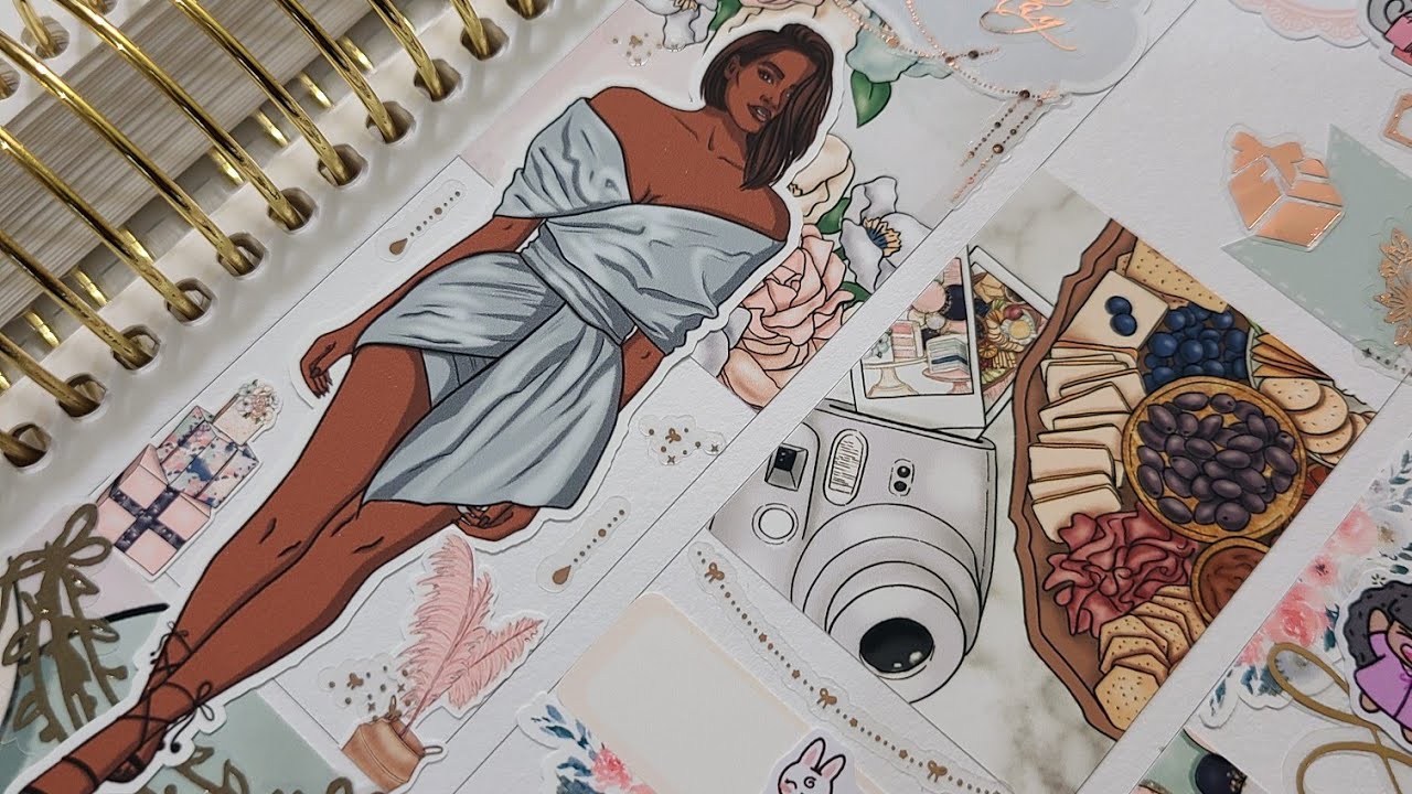 Pink Diamond Planner Co | Plan With Me Birthday Spread | May 2022 Sadies Stickers Planner