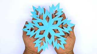 Super Easy Paper Snowflakes for a July Christmas ❄️☀️ Easy Paper Snowflake Patterns for July