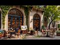 Elegant Outdoor Café Jazz ☕ Sunset European Ambience for Relax, Focus &amp; Unwind