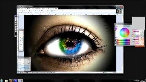 Eye Color and Makeup in Paint.NET - PracTuts