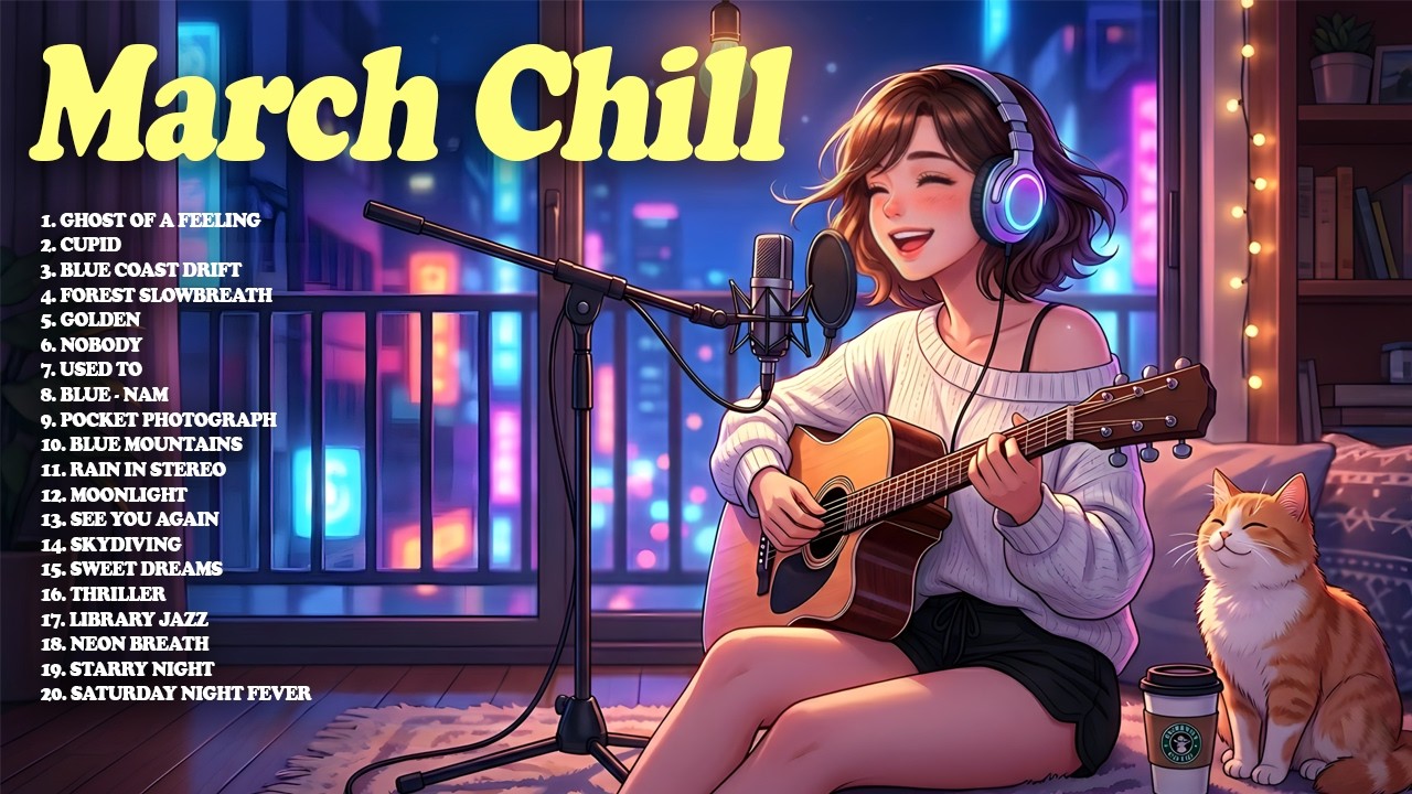 March Chill 🌤️ Top 100 Chill Songs 2026 to Feel Positive This Month 作業用BGM 【洋楽】