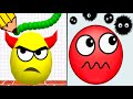 Draw To Smash vs Hide Ball - All Levels Gameplay (Android,iOS) Part 51