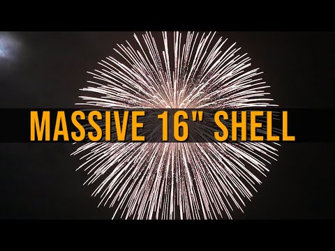 HUGE 16" inch FIREWORKS shell