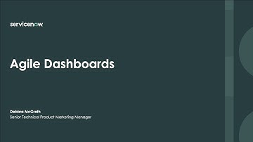 ITBM Agile Dashboards