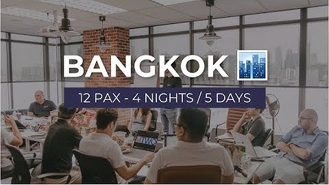 Use case SoftwareONE - Corporate Retreat in Bangkok, Thailand