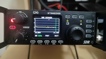 XieGu G90 antenna analyser function after firmware update