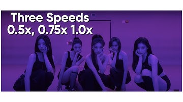 ITZY "Cheshire" Dance Practice MIRRORED SLOWED THREE SPEEDS (0.5x, 0.75x, 1.0x)