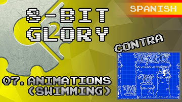 [8-bit Glory Spanish]:Contra - 07 Nadando (animaciones)