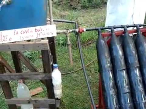 ducha solar casera terma solar con botellas youtube ducha solar casera terma solar con botellas youtube