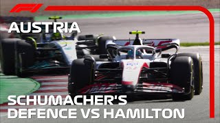 Schumacher's Strong Defence vs Hamilton | 2022 Austrian Grand Prix