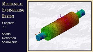 Shigley 7.5 | Shaft Deflection | SolidWorks