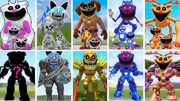 ALL SMILING CRITTERS FAMILY VS ALL MECHATITAN FAMILY - POPPY PLAYTIME CHAPTER 4 In Garry