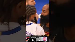 WANNA TRY ME!? James Harden got heated on Ausar Thompson for his hars defense during game 2.