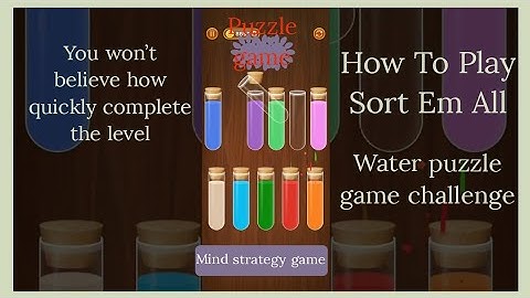 Sort Em All Game Level 361 l walkthrough solution of puzzle game